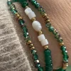 VIAMAJA Armbånd Sarabella Emerald – Sæt med 3 stk Hot
