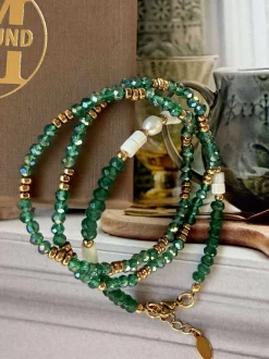 VIAMAJA Armbånd Sarabella Emerald – Sæt med 3 stk Hot