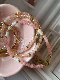 VIAMAJA Armbånd Sarabella Soft Rose – Sæt med 3 stk Hot