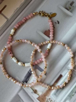 VIAMAJA Armbånd Sarabella Soft Rose – Sæt med 3 stk Hot