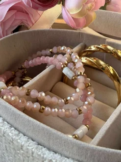 VIAMAJA Armbånd Sarabella Soft Rose – Sæt med 3 stk Hot