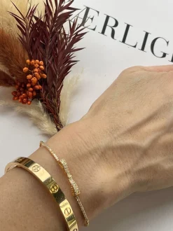 VIAMAJA Armbånd Silje forgyldt Clearance