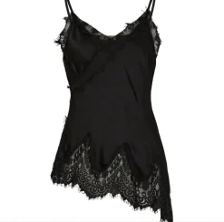 VIAMAJA Asymmetrisk top - Black Discount