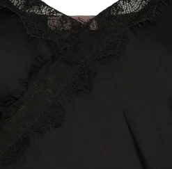 VIAMAJA Asymmetrisk top - Black Discount