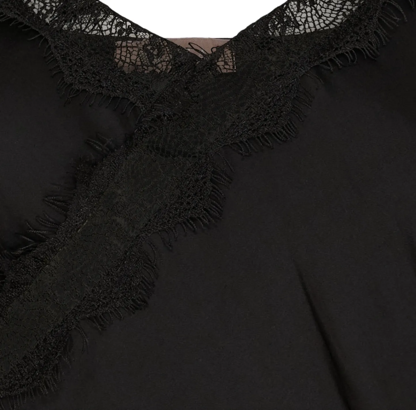 VIAMAJA Asymmetrisk top - Black Discount
