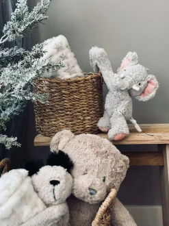VIAMAJA Babytæppe med bamse - Elefant Discount