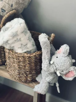 VIAMAJA Babytæppe med bamse - Elefant Discount
