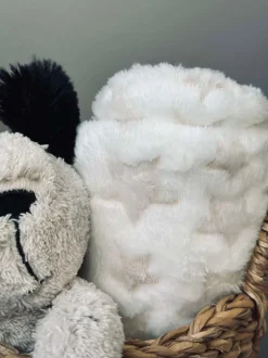 VIAMAJA Babytæppe med bamse hund New