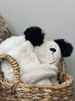 VIAMAJA Babytæppe med bamse hund New