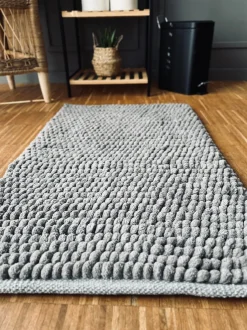 VIAMAJA Bademåtte - Grå DOTS 50x80cm Best