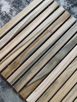 VIAMAJA Bademåtte - Teak rulle 40x60 Sale