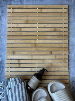 VIAMAJA Bademåtte Bambus - 40x60 Clearance