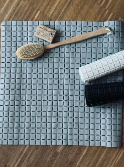 VIAMAJA Bademåtte med sugekopper - Grey Outlet