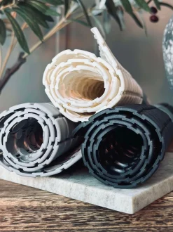 VIAMAJA Bademåtte med sugekopper - Grey Outlet