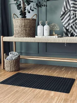 VIAMAJA Bademåtte SKRIDSIKKER 69x39 - Sort Best