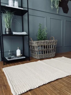 VIAMAJA Bademåtte XL Natur 60x120cm Outlet