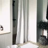 VIAMAJA Badeværelsessæt: Badeforhæng & bademåtte / Hvid New