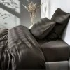 VIAMAJA Bambus satin sengesæt, Lys Mokka, 140x200 - 63x60 Best