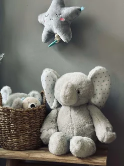 VIAMAJA Bamse Elefant 38cm - Grå Hot