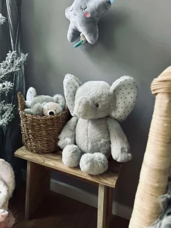 VIAMAJA Bamse Elefant 38cm - Grå Hot
