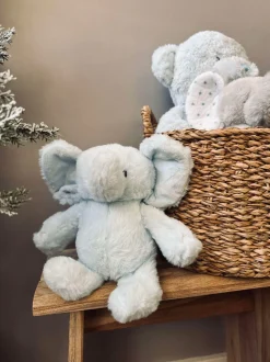 VIAMAJA Bamse Elefant 25cm - Lyseblå