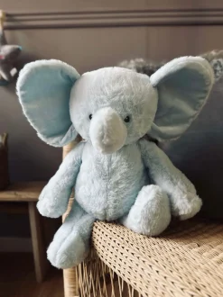 VIAMAJA Bamse Elefant 38cm - Lyseblå Best
