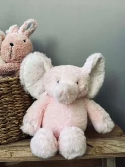VIAMAJA Bamse Elefant 25cm - Lyserød Best