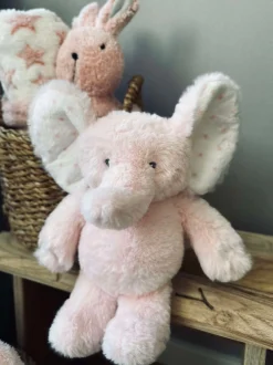 VIAMAJA Bamse Elefant 25cm - Lyserød Best