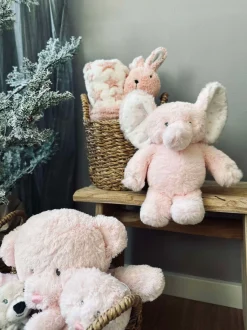 VIAMAJA Bamse Elefant 25cm - Lyserød Best