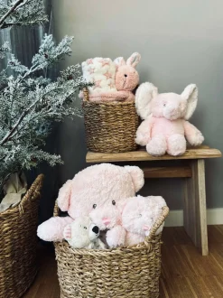 VIAMAJA Bamse Elefant 25cm - Lyserød Best