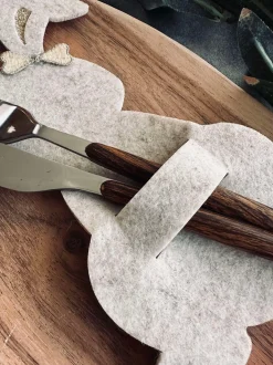 VIAMAJA Bestikholder kanin Lys - Sæt med 4 stk Discount