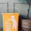 VIAMAJA BIO Spand med låg 12 liter - GUL New