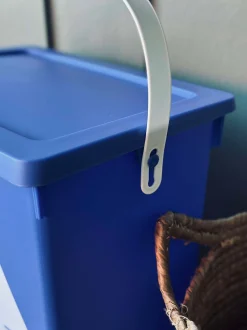 VIAMAJA BIO Spand med låg 12 liter - BLÅ New