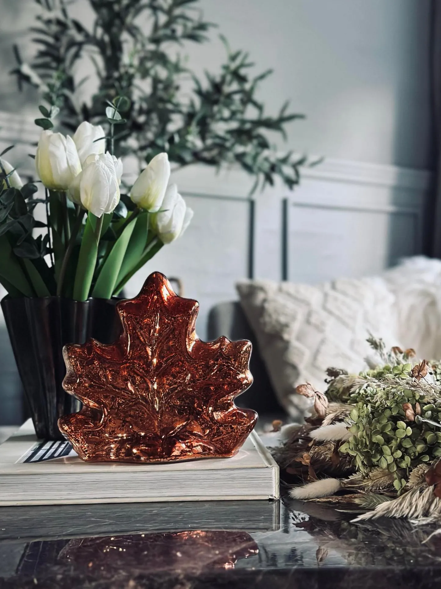 VIAMAJA Blad med led lys og timer - Flere farver Best