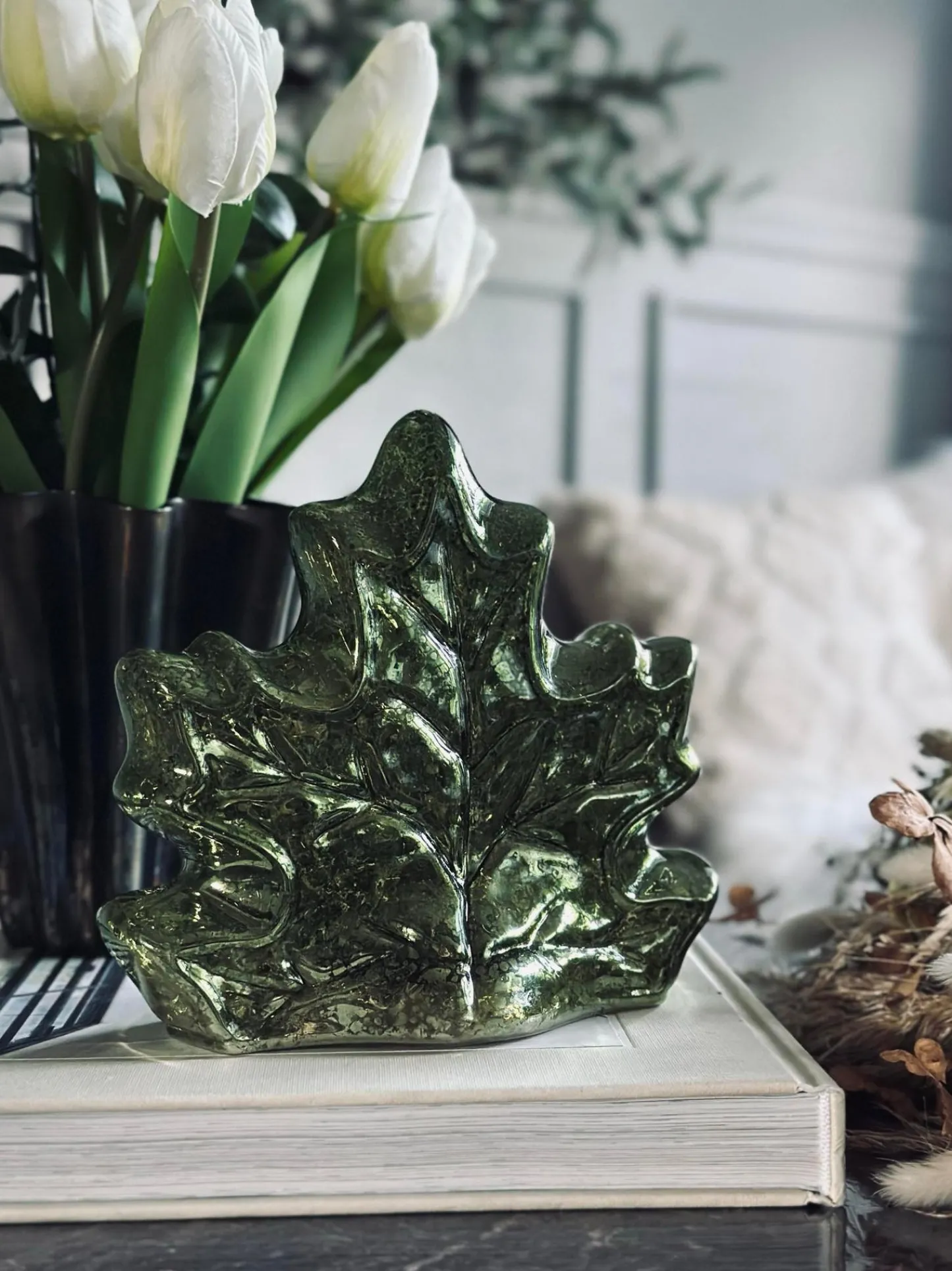 VIAMAJA Blad med led lys og timer - Flere farver Best