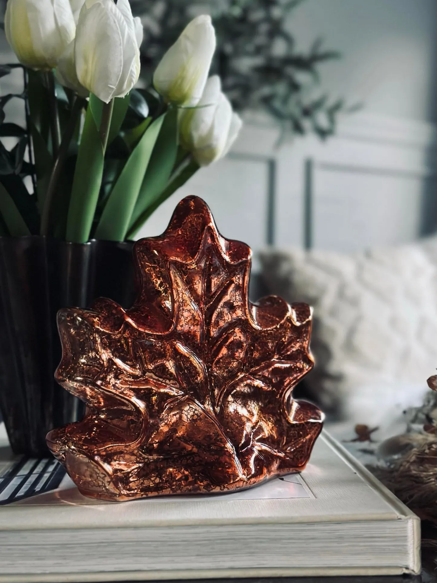 VIAMAJA Blad med led lys og timer - Flere farver Best