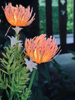 VIAMAJA Blomst med solceller - Spider Lili rose Discount