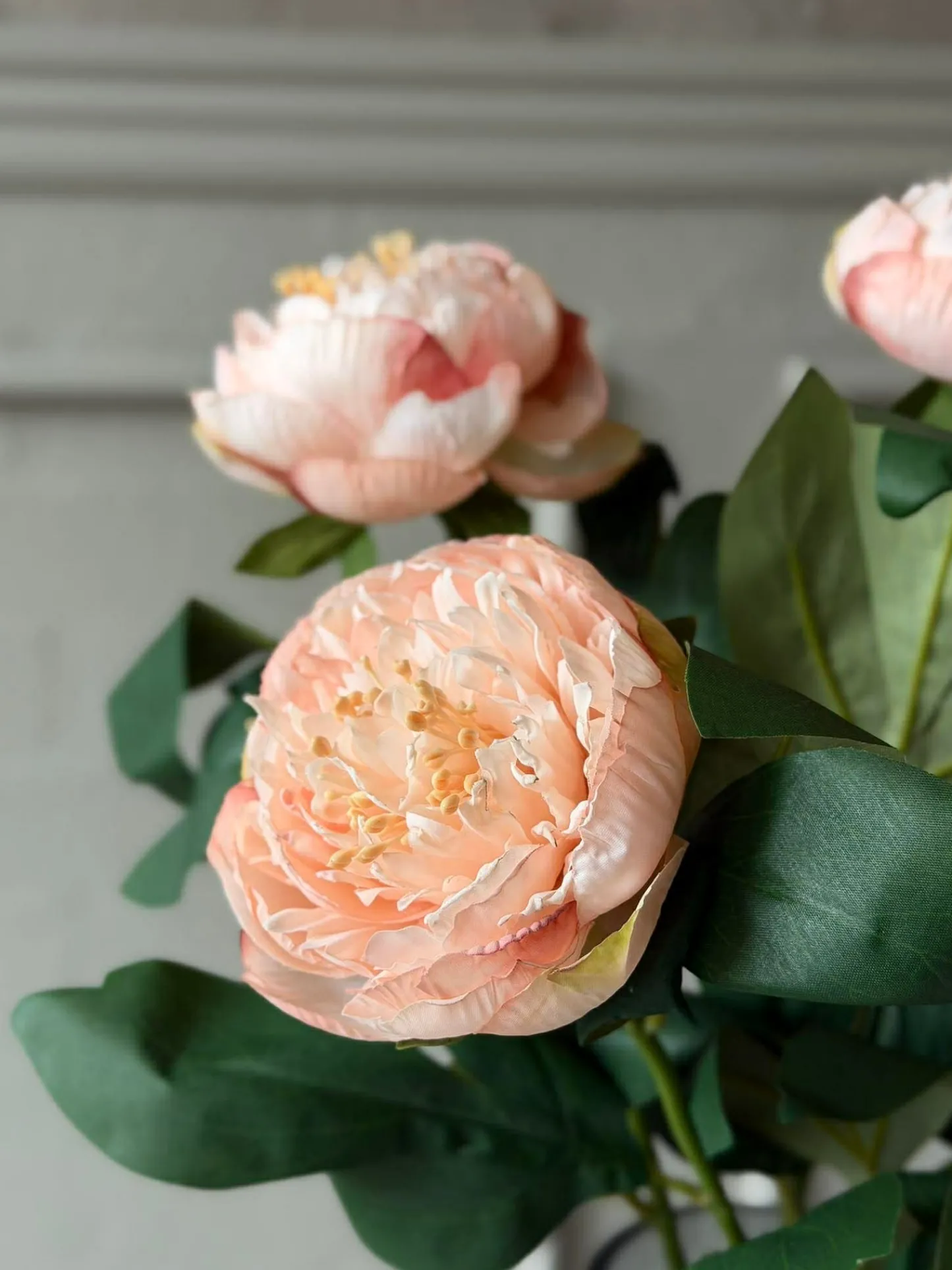 VIAMAJA Blomst Pæon - Sart rosa 70cm Clearance