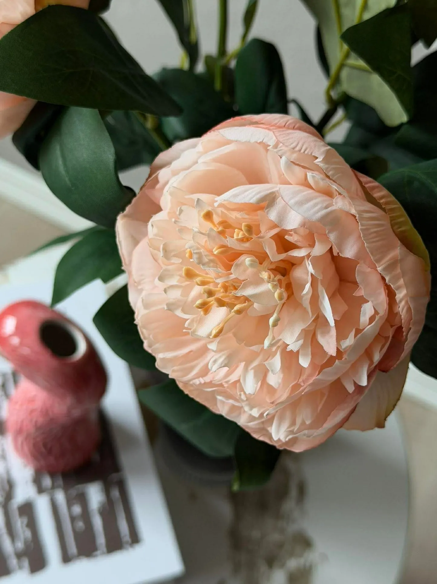 VIAMAJA Blomst Pæon - Sart rosa 70cm Clearance