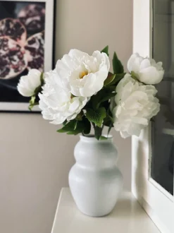 VIAMAJA Blomst Pæon hvid