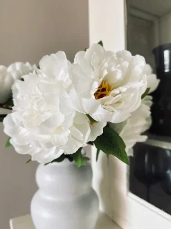 VIAMAJA Blomst Pæon hvid