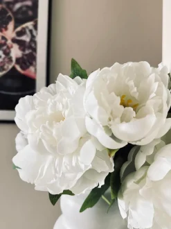 VIAMAJA Blomst Pæon hvid