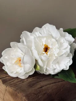 VIAMAJA Blomst Pæon hvid