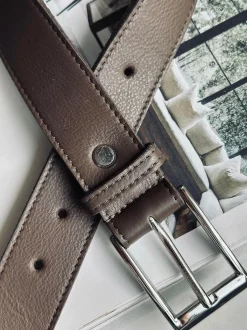 VIAMAJA Bælte 3,5 cm - Dark taupe Outlet