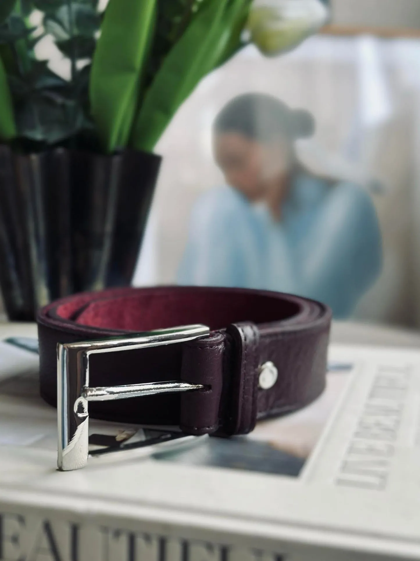 VIAMAJA Bælte 3,5 cm - OX blood Hot