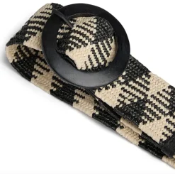 VIAMAJA Bælte Black wood Discount