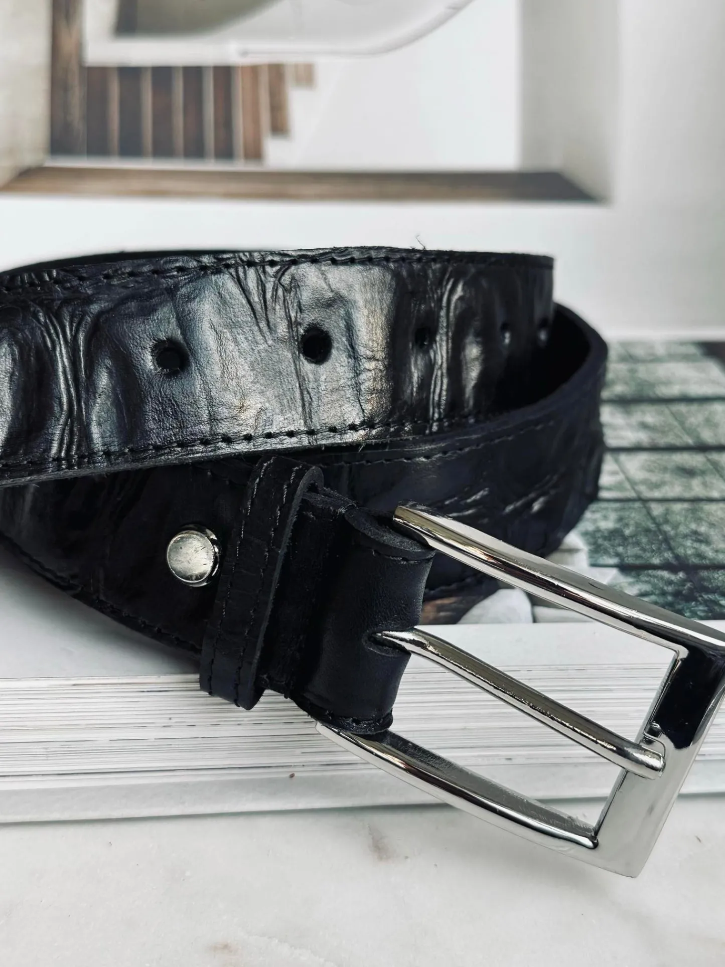 VIAMAJA Bælte Croco deluxe Sale