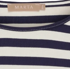 VIAMAJA Bluse Begonia - Navy Hot