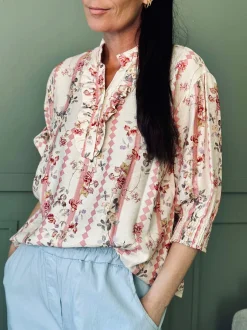VIAMAJA Bluse Chanel Rosa Clearance