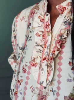 VIAMAJA Bluse Chanel Rosa Clearance